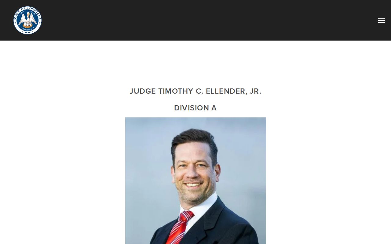 Terrebonne Parish court date Division A contact information